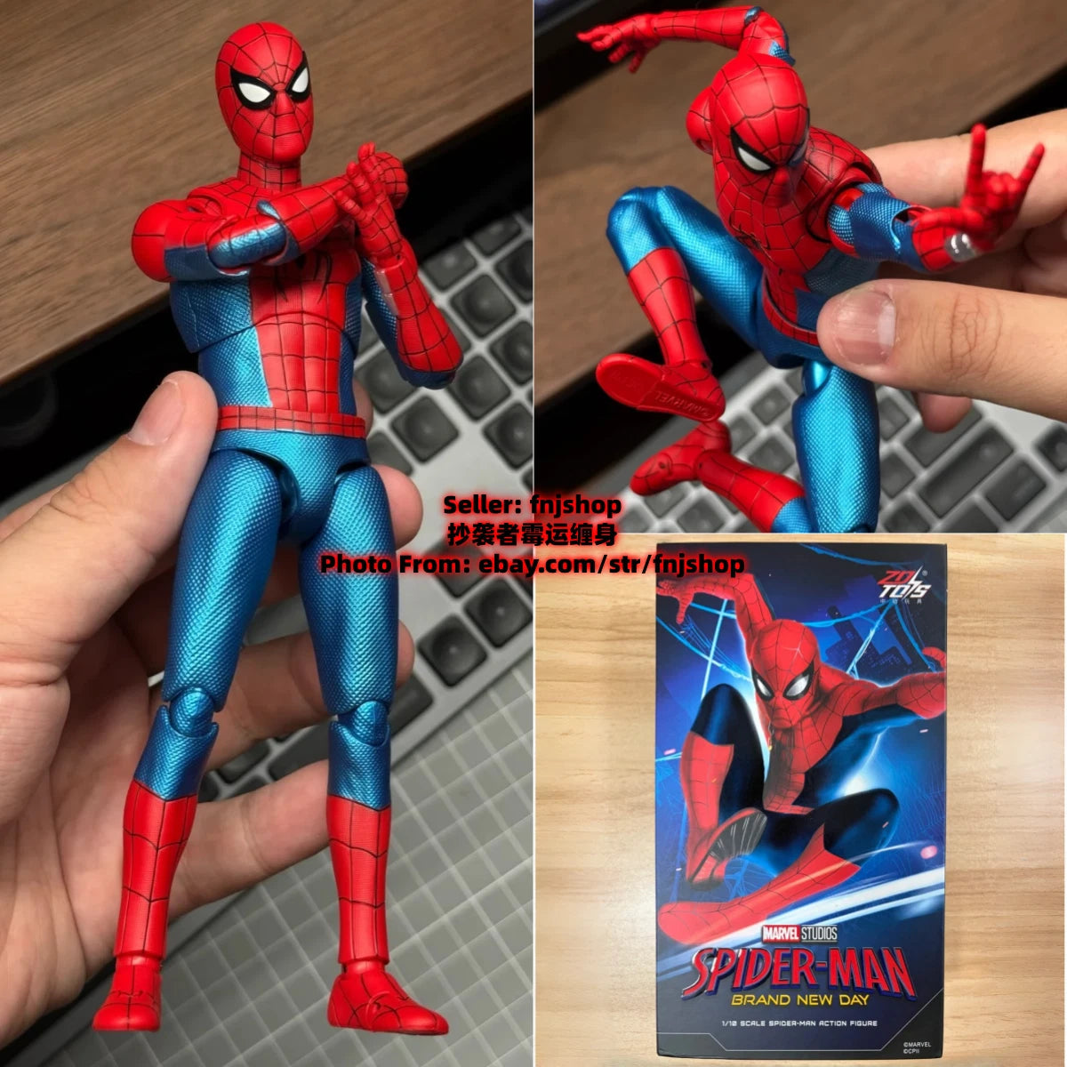 In Stock ZD Toys Spider-Man Day 1/10 Collectible Action Figure Boxed ZD_TOYS - KOEEK