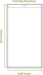 Biodegradable garbage bags (pack of 60) 07FC0E-D4 - KOEEK