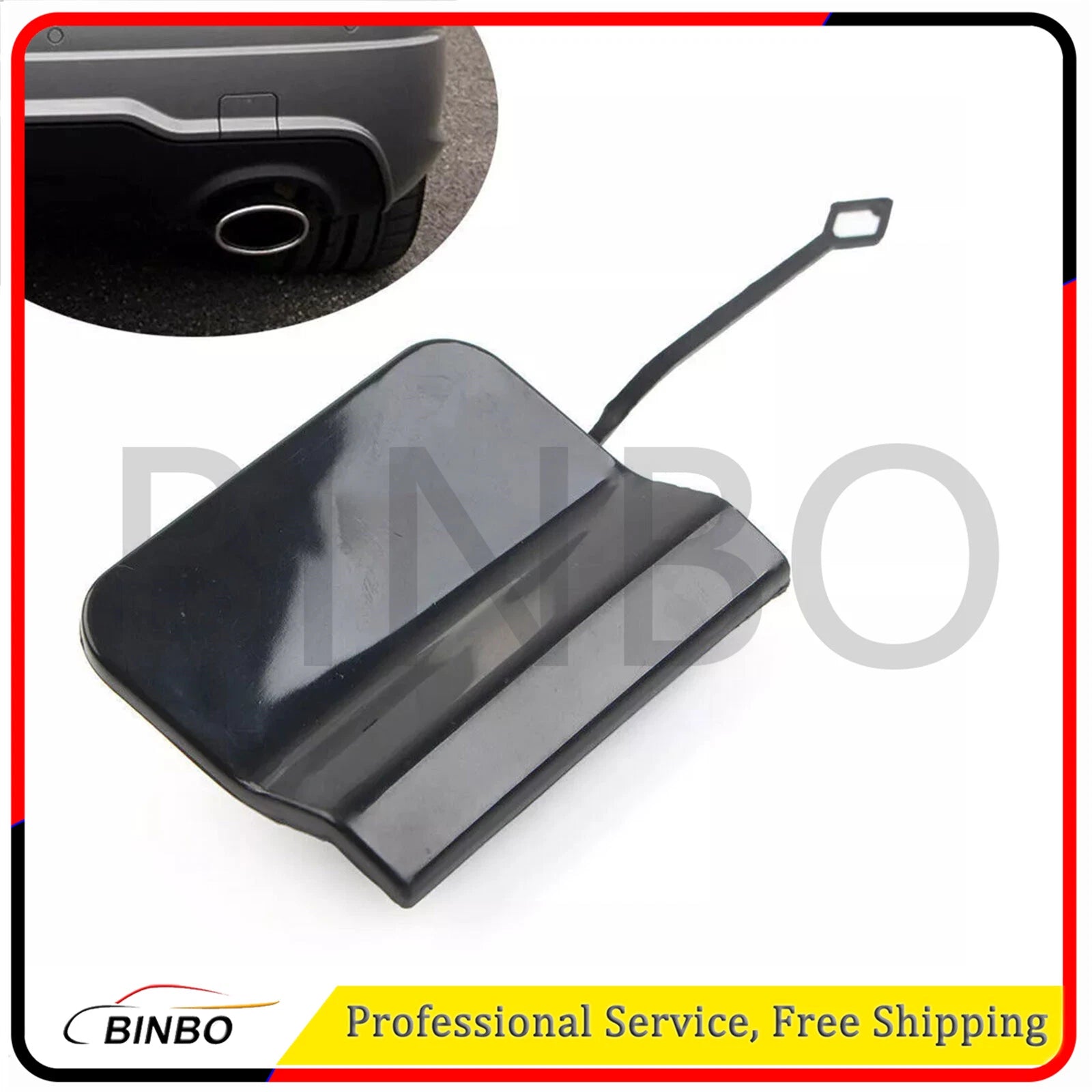 Rear Bumper Tow Hook Eye Cover fit Mercedes-Benz C Class W204 12-14 A2048856223 07FC0E-D4 - KOEEK
