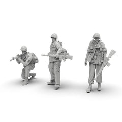 10pcs1/64WWII US Army Soldier Figures Military Unpainted Model MiniatureMilitary 07FC0E-D4 - KOEEK