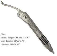 1pcs Titanium Alloy EDC Signature Pen Technology Siphon Pen Tactical Ball Pen 07FC0E-D4 - KOEEK