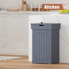 household trash can cabinet, 13-gallon kitchen trash can 07FC0E-D4 - KOEEK