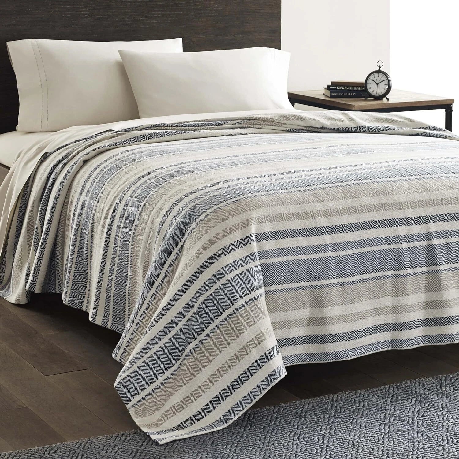 Queen Size Blanket, Lightweight Cotton Bedding, Home Decor for All Seasons 07FC0E-D4 - KOEEK