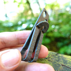 Titanium Money Clip Metal Pocket Holder Wallet Credit Card w/ Ruler Wrench Tool 07FC0E-D4 - KOEEK