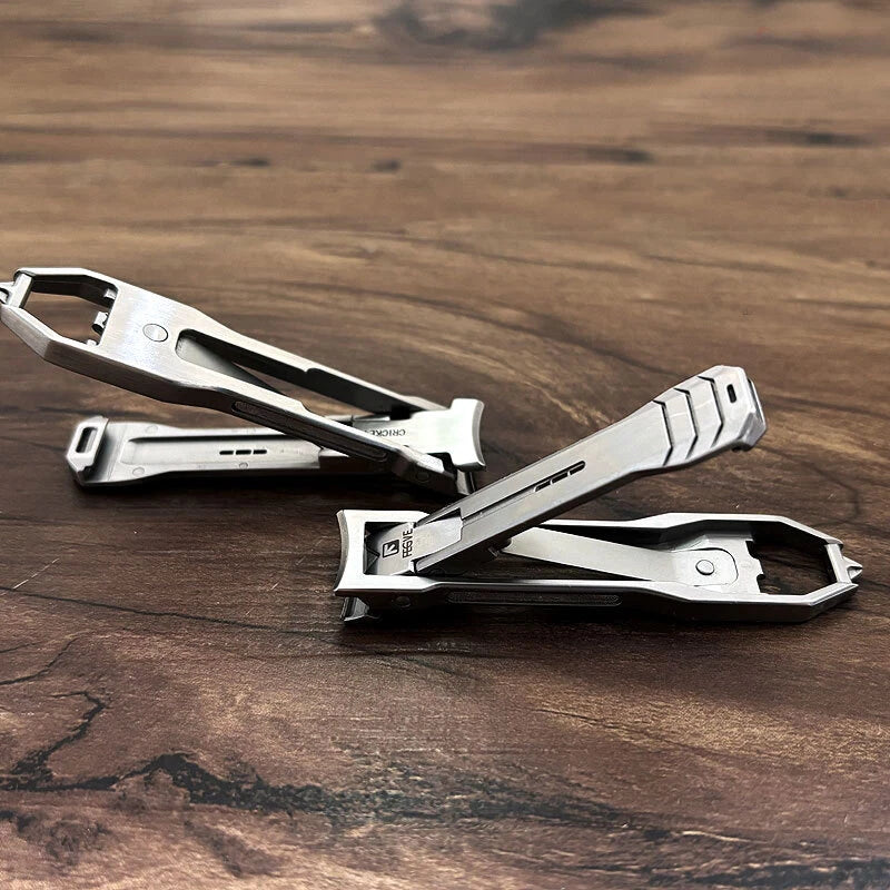 EDC 420 Powder Steel Nail Clippers Anti Splash High-end Fingernail Cutter Tool 07FC0E-D4 - KOEEK