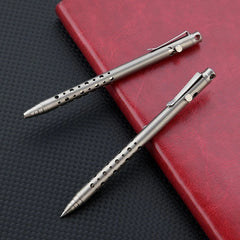 EDC Titanium Ballpoint Pen Signature Writing Pocket Pen Outdoor Business Office* 07FC0E-D4 - KOEEK