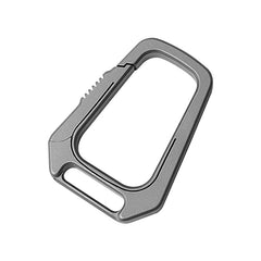 Mini EDC Titanium Alloy Creative Keychain Carabiner Portable Hang Buckle Tool 07FC0E-D4 - KOEEK