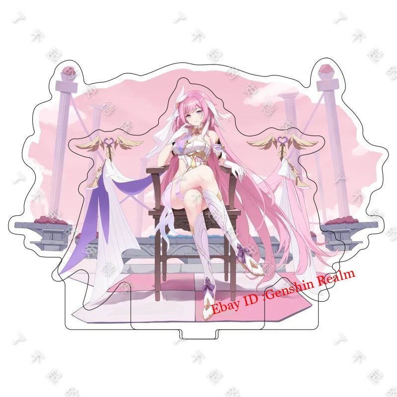 Anime Honkai Impact 3 Elysia Deluxe Acrylic Desktop Stand Figure Collection 07FC0E-D4 - KOEEK