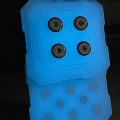 Luminous Blue Square Haptic Slider Fidget Slider EDC Fidget Clicker 07FC0E-D4 - KOEEK