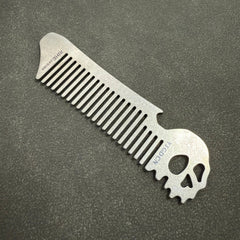 Hot RIHE Design TC4 TITANIUM PRY Bar TOOL Ghost EDC bottle opener Comb 07FC0E-D4 - KOEEK