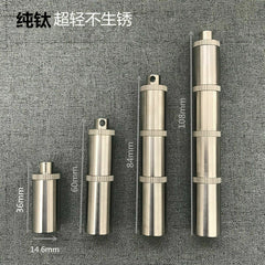 Titanium Waterproof Sealed Container Portable Pill Case EDC Medicine Box Pendant 07FC0E-D4 - KOEEK