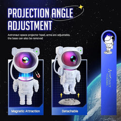 Colorful Astronaut Galaxy Projector - Limited Edition Bedroom Star Lights 07FC0E-D4 - KOEEK