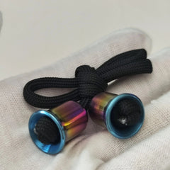 Titanium Begleri Fidget Toy Finger Skill Exercise Paracord Stress Worry Bead 07FC0E-D4 - KOEEK