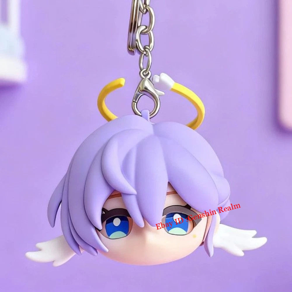 Anime Honkai: Star Rail Robin PVC Keychain Backpack Pendant Decor Gift 07FC0E-D4 - KOEEK