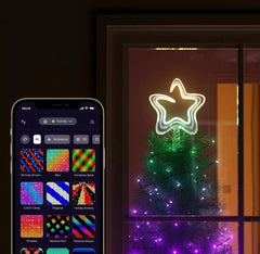 Twinkly Lights Christmas Tree Topper Star Mappable RGB LED SOLD OUT TWINKLY - KOEEK