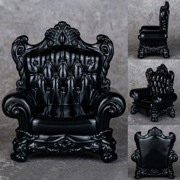 Throne Single Sofa Chair Seat 1/12th Scale For Figure Pendant Model Accessory 07FC0E-D4 - KOEEK