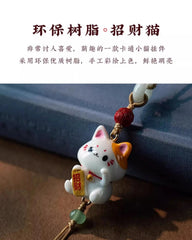 Cat Car Hanging Ornament Interior Rearview Mirror Pendant Accessory 07FC0E-D4 - KOEEK