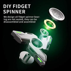Luminous Fidget Spinner Toy - Stress Relief Toy For Kids & Adults EDC Toy Gift 07FC0E-D4 - KOEEK