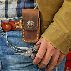 Leather multitool sheath for leatherman Wave Surge Signal, leatherman belt pouch 07FC0E-D4 - KOEEK