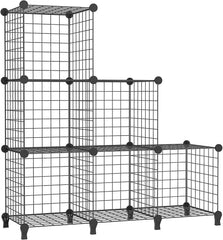 Wire Cube Storage Organizer, Closet Organizers and Storage, Metal 6 Cube Storage