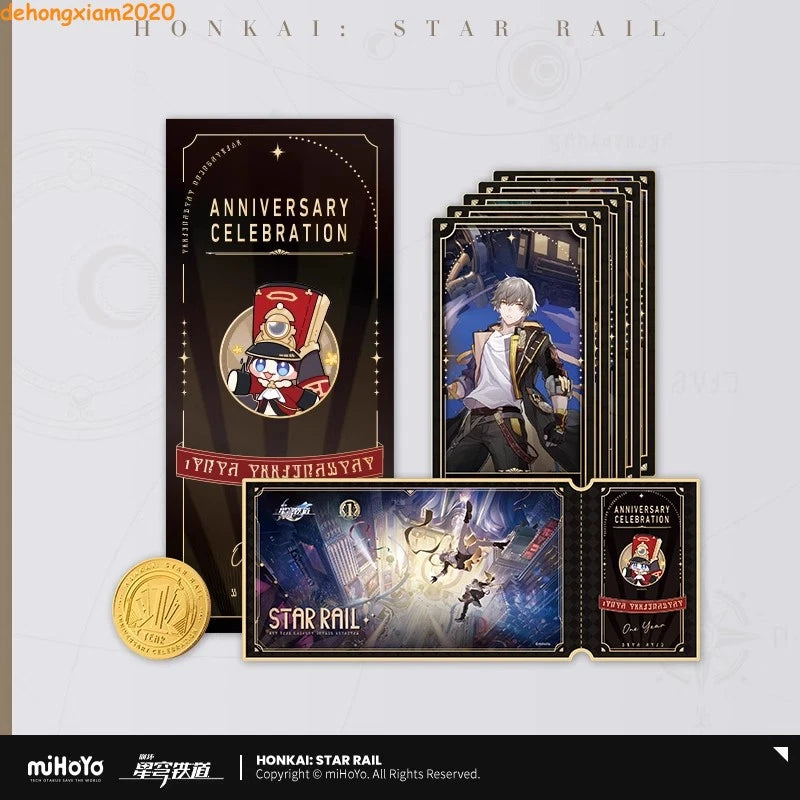 Official miHoYo Honkai: Star Rail 1st Anniversary Character Collection Card Set 07FC0E-D4 - KOEEK