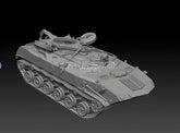 3D Printing 1/72 Soviet BTR-ZD ZU-23-2 tank Model Unpainted 07FC0E-D4 - KOEEK