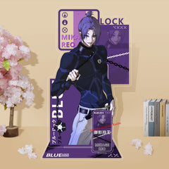 Anime BLUE LOCK Mikage Reo Stand Establish Figure Acrylic Gift 07FC0E-D4 - KOEEK