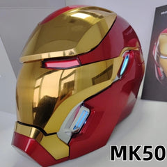 US! 1:1 Wearable Friday Iron Man Mk50 Helmet COS Remote Touch Voice Control Gift 07FC0E-D4 - KOEEK