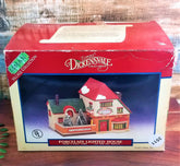 Vintage Lemax Dickensvale Village Lighted Christmas Corner Trees & Wreath Store LEMAX - KOEEK