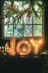 Anthropologie Wonderland Scene Monogram Light-Up Holiday Decoration Letter J ANTHROPOLOGIE - KOEEK