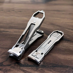 EDC 420 Powder Steel Nail Clippers Anti Splash High-end Fingernail Cutter Tool 07FC0E-D4 - KOEEK