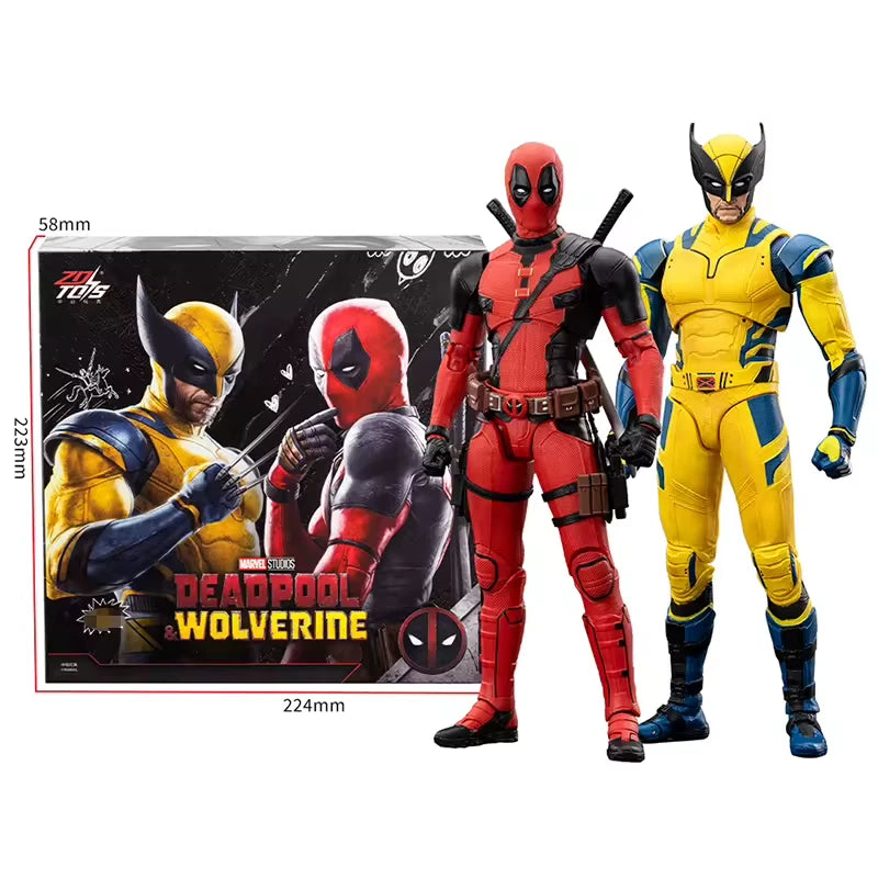 ZD Toys Deadpool & Wolverine 1/10 Scale 7" Action Figure Set Marvel MARVEL - KOEEK