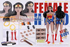SHERO TOYS SH007 1/6 Female Hero 12" Action Figure Model Toy Gift 07FC0E-D4 - KOEEK