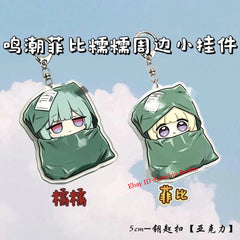 2Pcs/Set Wuthering Waves Phrolova Acrylic Keychain Backpack Pendant Decor Gift 07FC0E-D4 - KOEEK