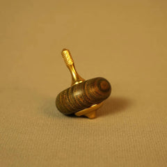 Brass+Wood Hand Twisting Spinning Top Gyro Gyroscope Spinner Men EDC Toy 07FC0E-D4 - KOEEK