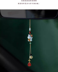 Cat Car Hanging Ornament Interior Rearview Mirror Pendant Accessory 07FC0E-D4 - KOEEK