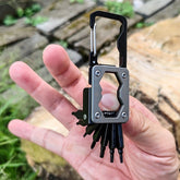 Bicycle Repair Tool Bicycle Keychain Multi-Function Folding 14 in 1 EDC Tools 07FC0E-D4 - KOEEK