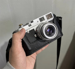 Handmade Leather Camera Half Case Protective Cover for Leica M3 07FC0E-D4 - KOEEK