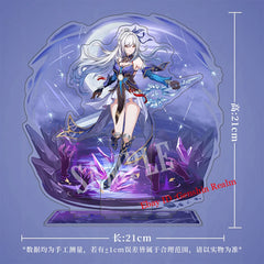 Anime Honkai: Star Rail Jingliu Acrylic Desktop Stand Figure Collection Decor 07FC0E-D4 - KOEEK