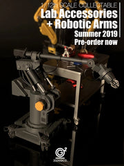 1/12 Iron Man 2GOODCO Lab Accessories+Robotic Arms Platform Model Stand Toy 07FC0E-D4 - KOEEK