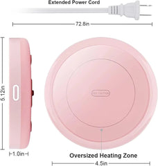 Smart Coffee Set Plate (maximum temperature 131°F/55°C), 14 oz (pink set) 07FC0E-D4 - KOEEK
