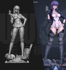 1/24 Resin Fantasy Female Warrior Unpainted Unassembled 6338 07FC0E-D4 - KOEEK