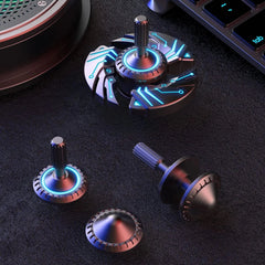 Fidget Spinners, Luminous Durable High Speed Bearing Metal, Removable Deformable 07FC0E-D4 - KOEEK
