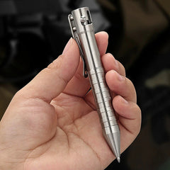 EDC Solid TC4 Titanium Alloy Pocket Ball Pen Office Signature Pen Portable Pen EDC - KOEEK