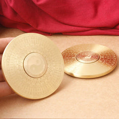 Brass Tai Chi Fidget Spinner Adult Metal EDC Toys Fidget ADHD Hand Spinner Gifts 07FC0E-D4 - KOEEK