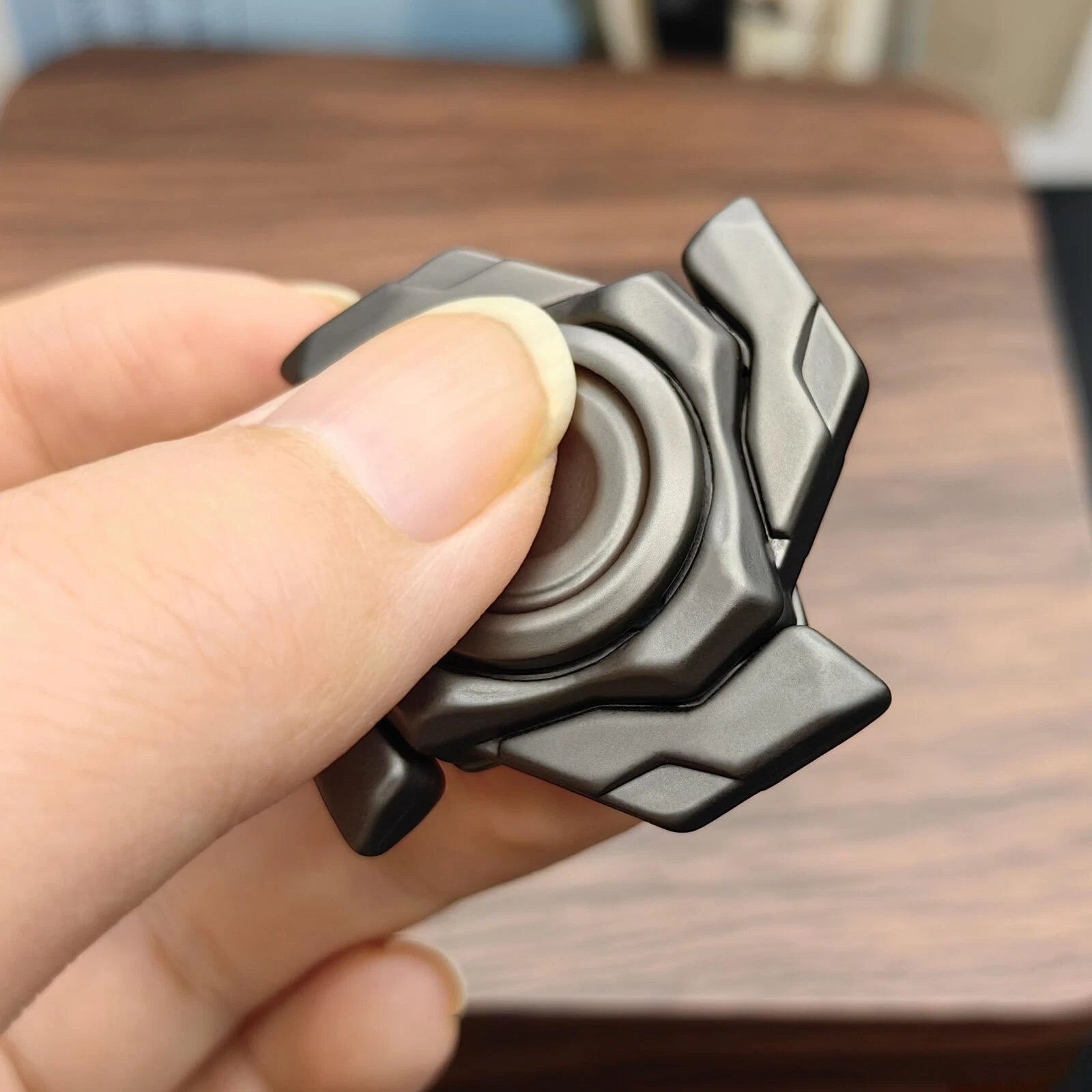 EDC Fidget Toys Stress Relief For Adults Office Metal Open Armor Spinning Top 07FC0E-D4 - KOEEK