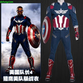 Captain America 4 Falcon Sam Wilson Men Cosplay Costume Top Pants Outfits Props 07FC0E-D4 - KOEEK