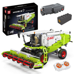 new Mould King 17014 Wheat Harvester Combine Truck Remote Control Building Block Toy MOULD KING - KOEEK