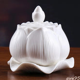 7.5cm Buddhist Ceramics Buddha Holy Water Cups Lotus Holy Water Cups 07FC0E-D4 - KOEEK