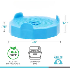 Bean Screen Plastic Mason Jar Sprouting Lids Mason Jar Sprouting Kit Growing 07FC0E-D4 - KOEEK